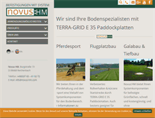 Tablet Screenshot of novus-hm.com